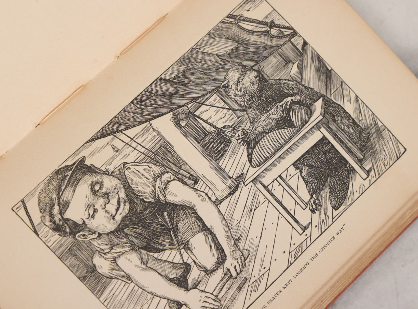 Lot 102 - "The Hunting Of The Snark, An Agony In Eight Fits" Antique Book By Lewis Carroll, Author Of "Alice's Adventures In Wonderland," With Nine Illustrations By Henry Holiday, The Macmillan Company, Publishers, New York, 1908