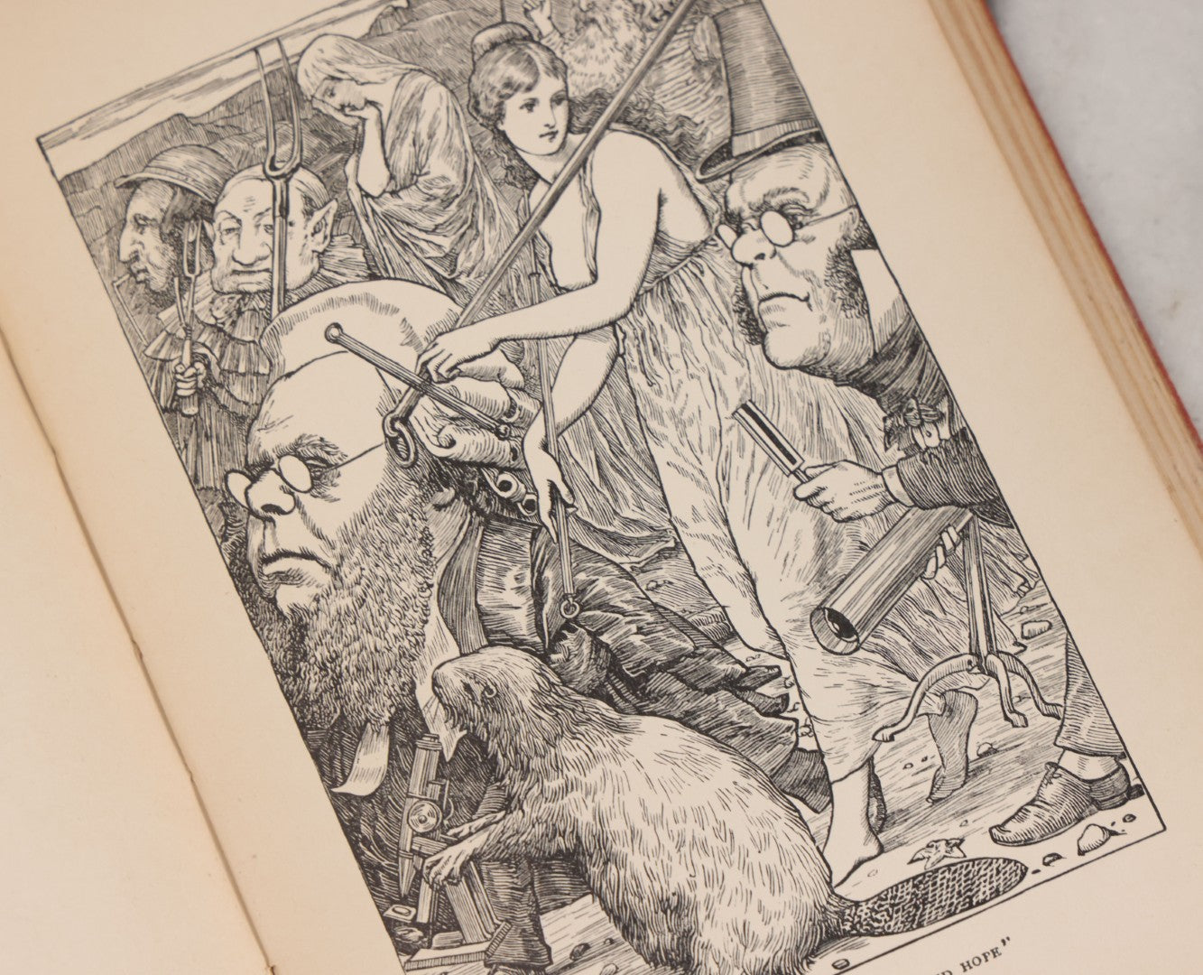 Lot 102 - "The Hunting Of The Snark, An Agony In Eight Fits" Antique Book By Lewis Carroll, Author Of "Alice's Adventures In Wonderland," With Nine Illustrations By Henry Holiday, The Macmillan Company, Publishers, New York, 1908