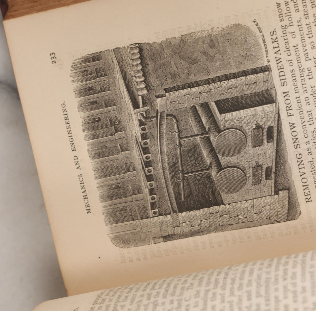 Lot 104 - "The Science Record For 1873, A Compendium Of Scientific Progress And Discovery During The Past Year" Antique Illustrated Book Edited By Alfred E. Beach, Munn & Company, Office Of The "Scientific American," Publishers, New York