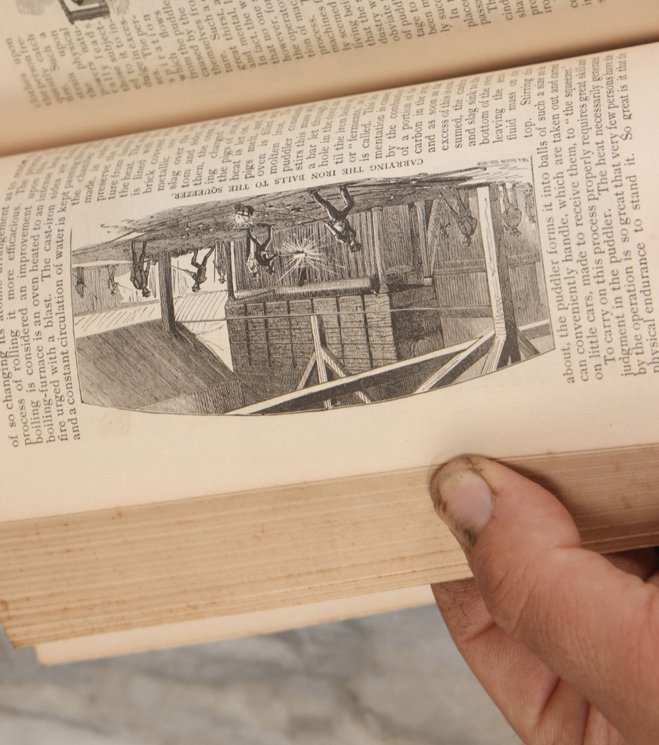 Lot 104 - "The Science Record For 1873, A Compendium Of Scientific Progress And Discovery During The Past Year" Antique Illustrated Book Edited By Alfred E. Beach, Munn & Company, Office Of The "Scientific American," Publishers, New York