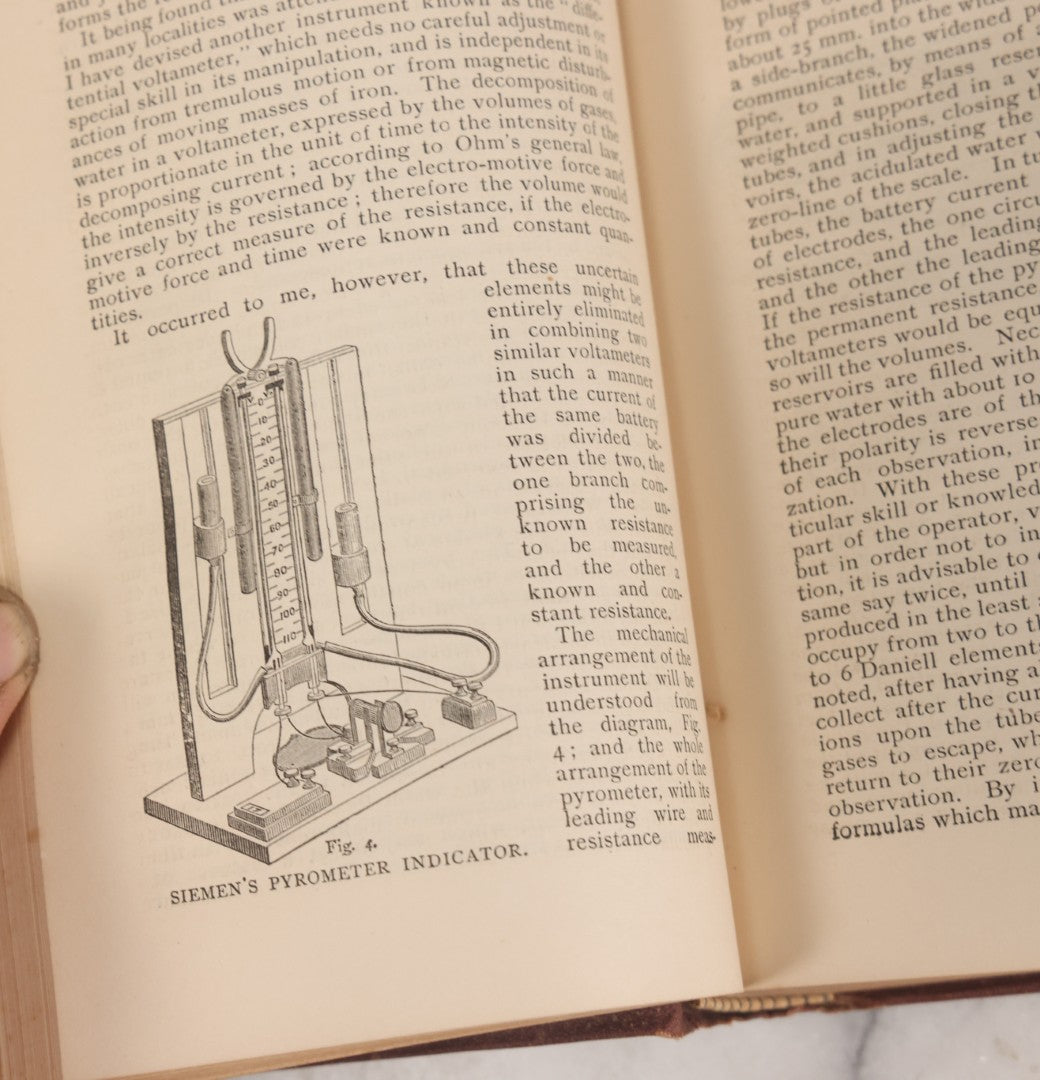 Lot 104 - "The Science Record For 1873, A Compendium Of Scientific Progress And Discovery During The Past Year" Antique Illustrated Book Edited By Alfred E. Beach, Munn & Company, Office Of The "Scientific American," Publishers, New York