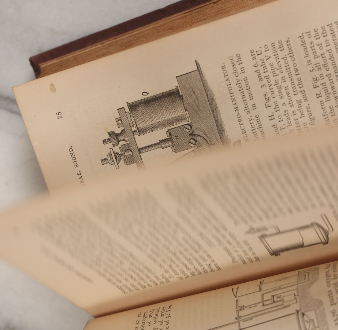 Lot 104 - "The Science Record For 1873, A Compendium Of Scientific Progress And Discovery During The Past Year" Antique Illustrated Book Edited By Alfred E. Beach, Munn & Company, Office Of The "Scientific American," Publishers, New York