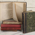 Lot 003 - Antique Archival Grouping Of Six Volumes Of Handwritten Minutes And Notes Regarding The Woonsocket Fortnightly Club, Educated Women's Social Club, Woonsocket, Rhode Island, Beginning In 1889