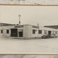 Lot 120 - Vintage Large Format Photograph Of The Chas. E. Sand Plywood Co. With 1930s Automobiles And Painted Advertising For Portland Bolt Manufacturing Company, St. Louis Missouri