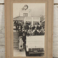 Lot 121 - Antique Boarded Tourist Photograph Of Visitors On Mountainside Mount Lowe Trolley "Rubio" At Echo Mountain, 3500 Feet Above Sea Level, Rubio Canyon, San Gabriel Mountains, Altadena, California