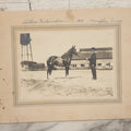 Lot 122 - Antique Boarded Photograph Of Horse Trainer Arthur Nickersham And His Horse Minamie, Photographed In Memphis, Tennessee, August 22, 1908