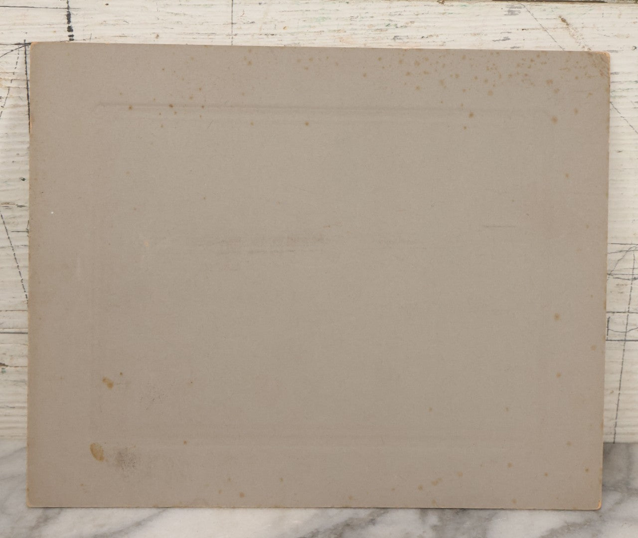 Lot 126 - Antique Boarded Photograph Of Two Gentlemen In Fedoras Seated In Early Automobile, Likely Circa 1916 Ford Model T