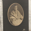 Lot 132 - Antique Boarded Photograph Of Catholic Clergyman, Likely Bishop, In Vestments With Episcopal Ring, Photo Taken At Craft Studio