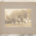 Lot 133 - Antique Boarded Photograph Of Armed Posse Of Cowboys On Horseback, Photographed By A. Garland Hall, White Mountains, Whitefield, New Hampshire