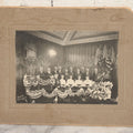 Lot 136 - Antique Boarded Photograph Of Elderly Men And Women At Patriotic Celebration, Likely A Civil War Reunion, Photographed By R. Sargent, Note On Verso States "Think This Is Me"