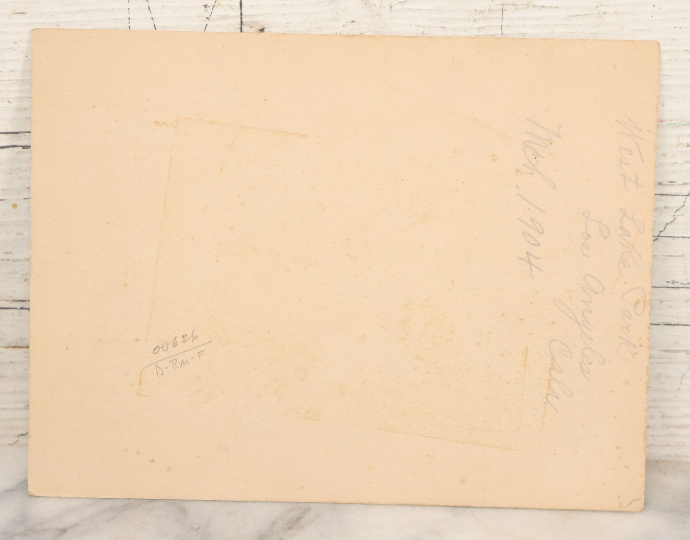 Lot 143 - Antique Boarded Photograph Of Two Men And Two Women Sitting In Horse Drawn Cart Pulled By A Black Horse In Westlake Park, Los Angeles, California