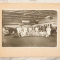 Lot 145 - Vintage Boarded Occupational Photograph Of Mechanics And Workers At A Chevrolet Dealership And Sales Room, Photo Taken On November 13, 1941, Photographed On Eastman Kodak Safety Film