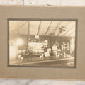 Lot 150 - Vintage Occupational Photograph In Paper Slip Frame Of Man And Woman Working The Counter At A Diner, Identified As "Grandma" And Henry
