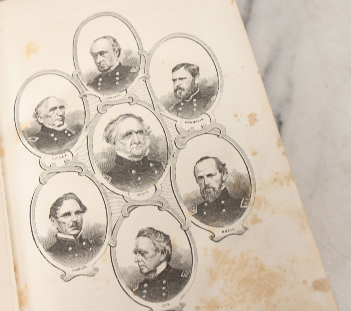 Lot 155 - "The History Of The Civil War In The United States: Its Cause, Origin, Progress And Conclusion" Antique Book By Samuel M. Schmucker, Illustrated With 150+ Portraits Of Generals, Battle Scenes, Maps, Etc., Jones Brothers & Co. Publishers, 1865