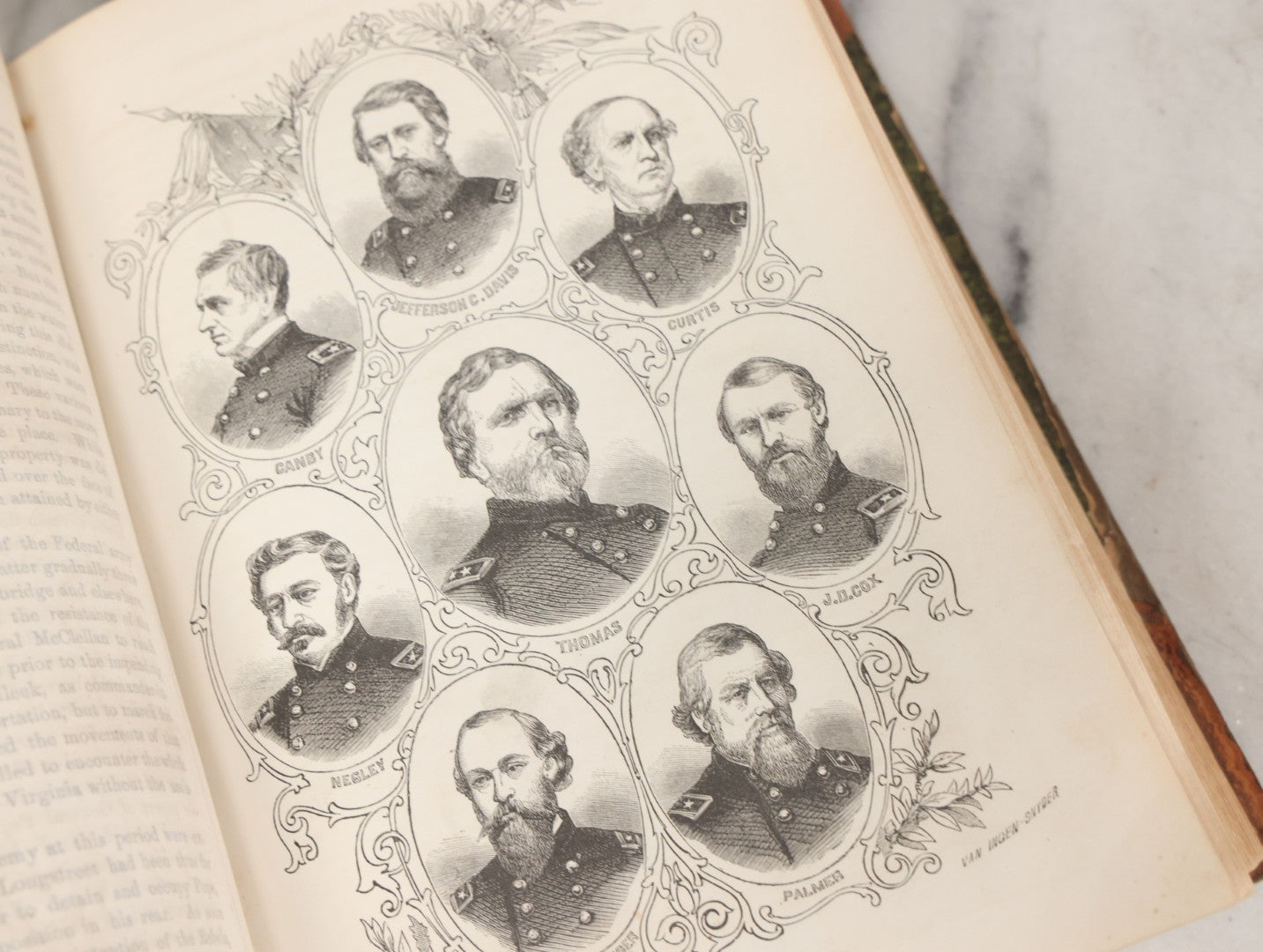 Lot 155 - "The History Of The Civil War In The United States: Its Cause, Origin, Progress And Conclusion" Antique Book By Samuel M. Schmucker, Illustrated With 150+ Portraits Of Generals, Battle Scenes, Maps, Etc., Jones Brothers & Co. Publishers, 1865