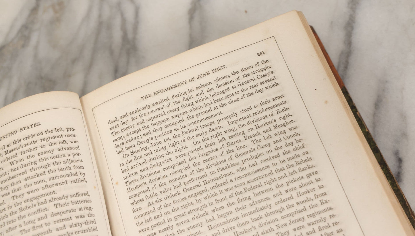Lot 155 - "The History Of The Civil War In The United States: Its Cause, Origin, Progress And Conclusion" Antique Book By Samuel M. Schmucker, Illustrated With 150+ Portraits Of Generals, Battle Scenes, Maps, Etc., Jones Brothers & Co. Publishers, 1865