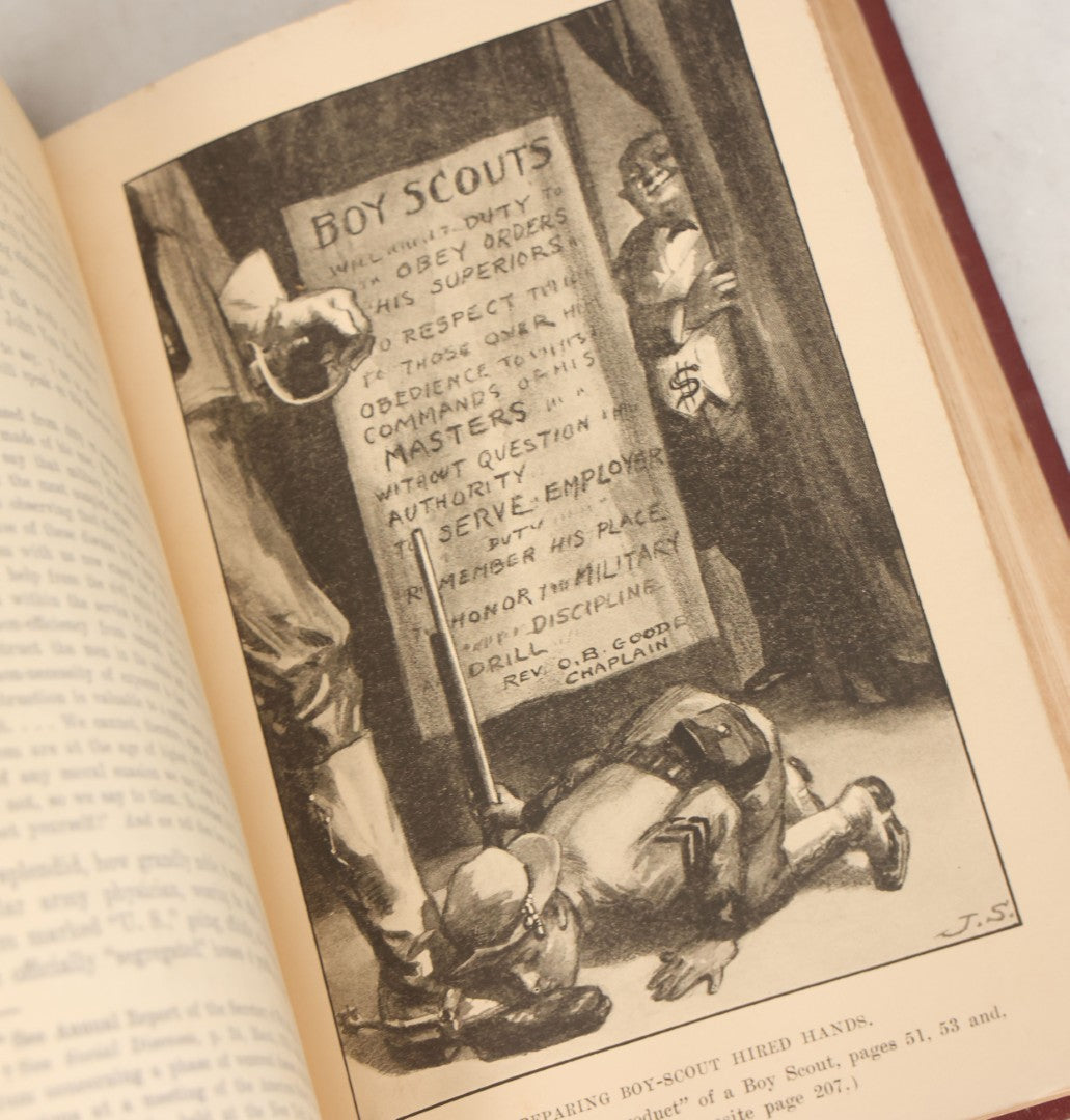 Lot 157 - "War—What For?" Antique Book By George R. Kirkpatrick, Anti-War From A Working Class Perspective, Illustrated, Third Edition, Published By The Author, West Lafayette, Ohio, 1910