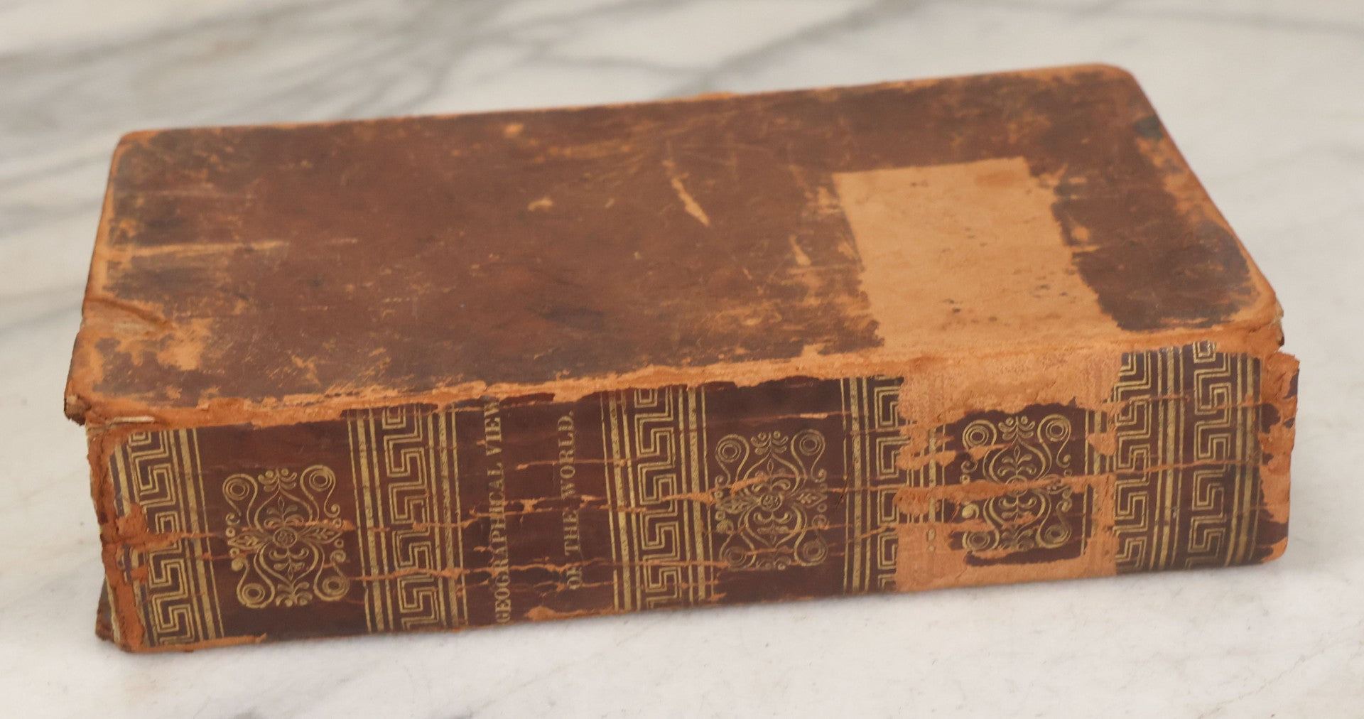 Lot 159 - "A Geographical View Of The World Embracing The Manners, Customs, And Pursuits Of Every Nation" Antique Book By Rev. J. Goldsmith, 1st American Edition, Illustrated By Eight Copperplate Views, E. Hopkins And W. Reed, Publishers, New York, 1826