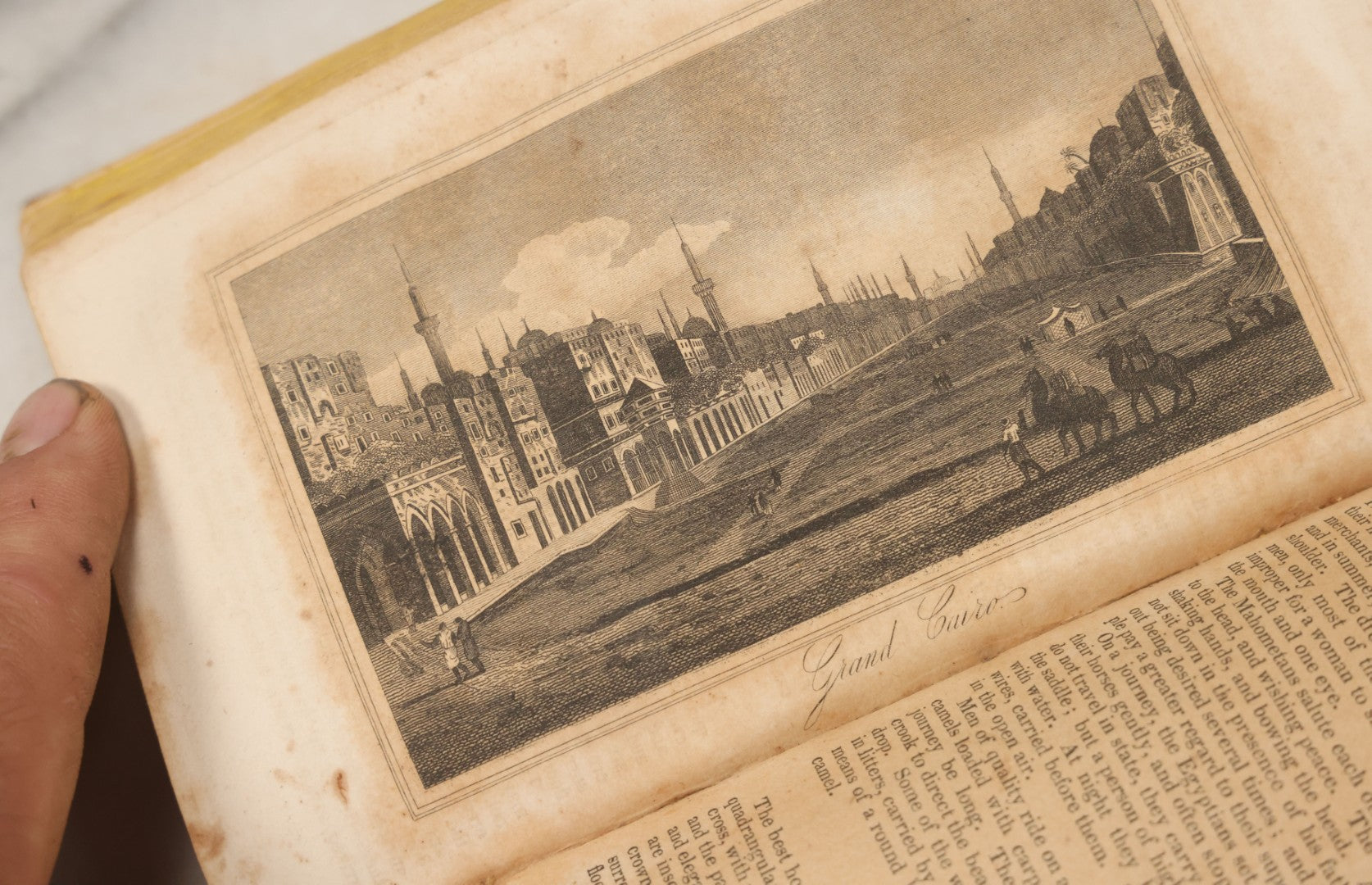 Lot 159 - "A Geographical View Of The World Embracing The Manners, Customs, And Pursuits Of Every Nation" Antique Book By Rev. J. Goldsmith, 1st American Edition, Illustrated By Eight Copperplate Views, E. Hopkins And W. Reed, Publishers, New York, 1826