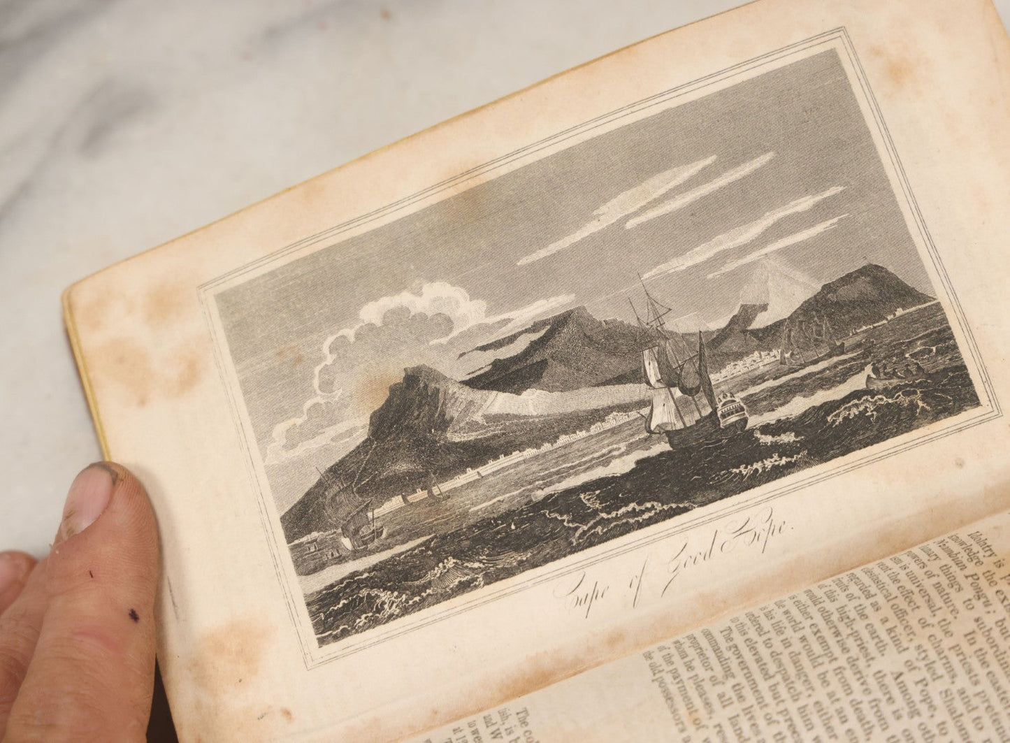 Lot 159 - "A Geographical View Of The World Embracing The Manners, Customs, And Pursuits Of Every Nation" Antique Book By Rev. J. Goldsmith, 1st American Edition, Illustrated By Eight Copperplate Views, E. Hopkins And W. Reed, Publishers, New York, 1826