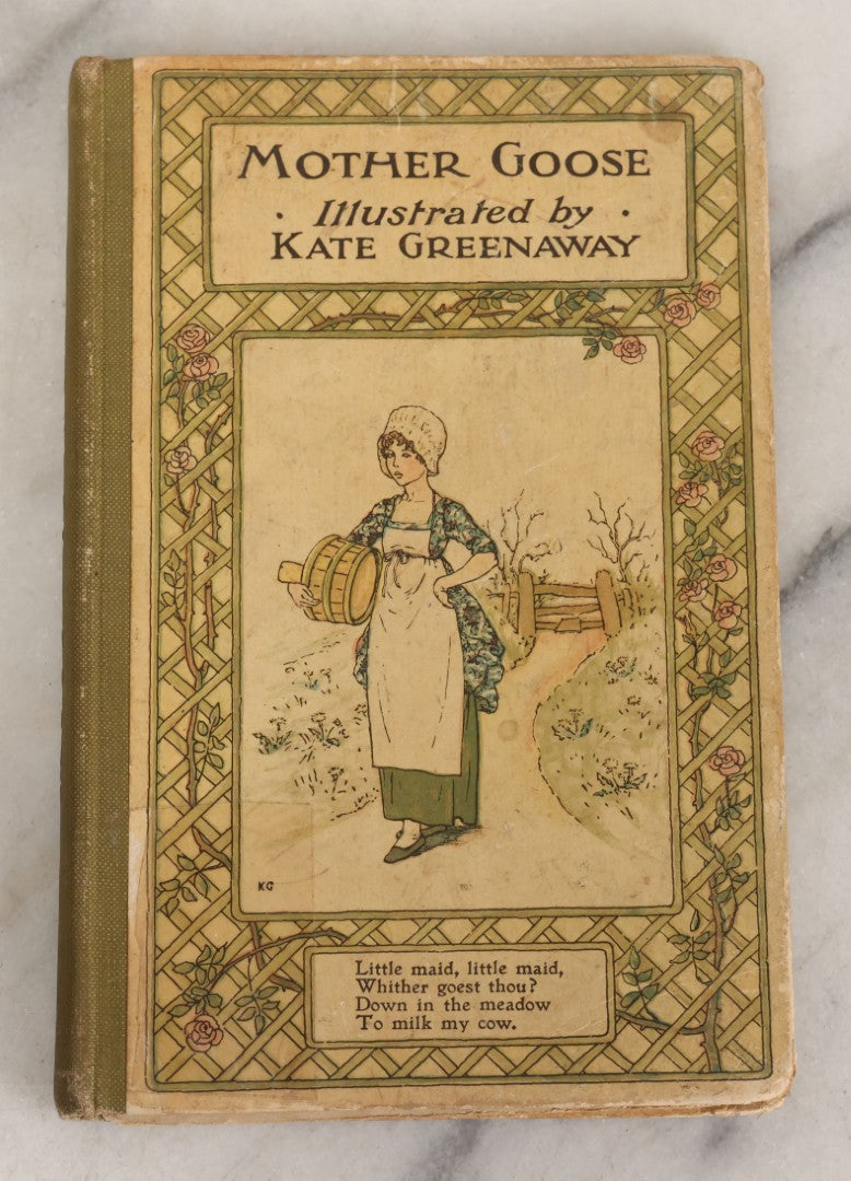 Lot 162 - "Mother Goose Or The Old Nursery Rhymes" Children's Book Illustrated By Kate Greenaway, Frederick Warne And Co., Publishers, London And New York, Circa 1930