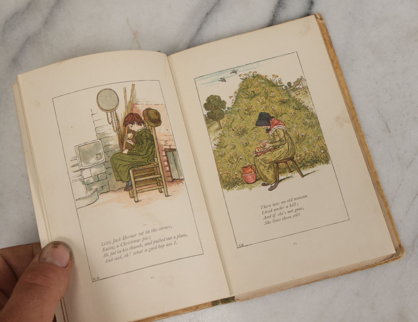 Lot 162 - "Mother Goose Or The Old Nursery Rhymes" Children's Book Illustrated By Kate Greenaway, Frederick Warne And Co., Publishers, London And New York, Circa 1930
