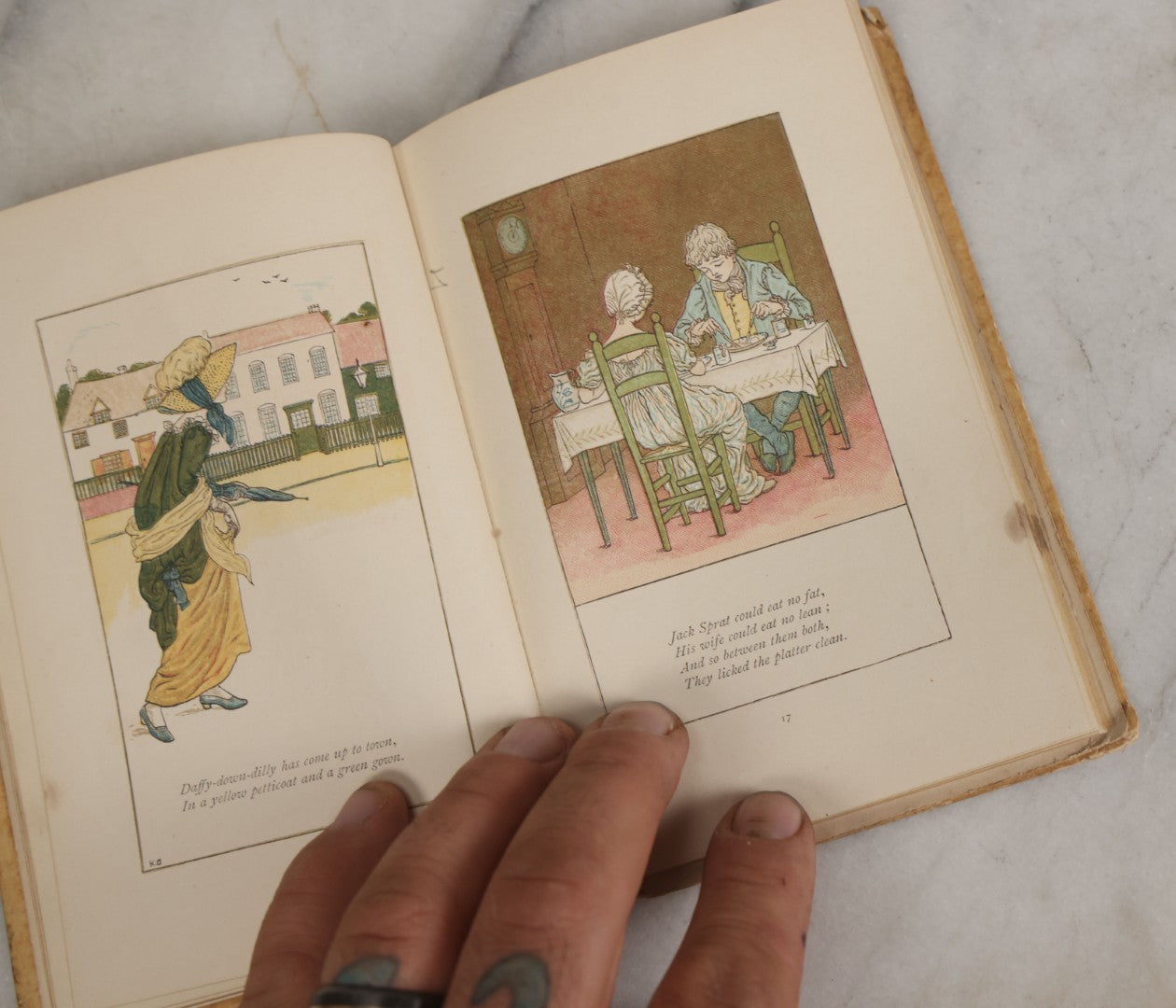 Lot 162 - "Mother Goose Or The Old Nursery Rhymes" Children's Book Illustrated By Kate Greenaway, Frederick Warne And Co., Publishers, London And New York, Circa 1930