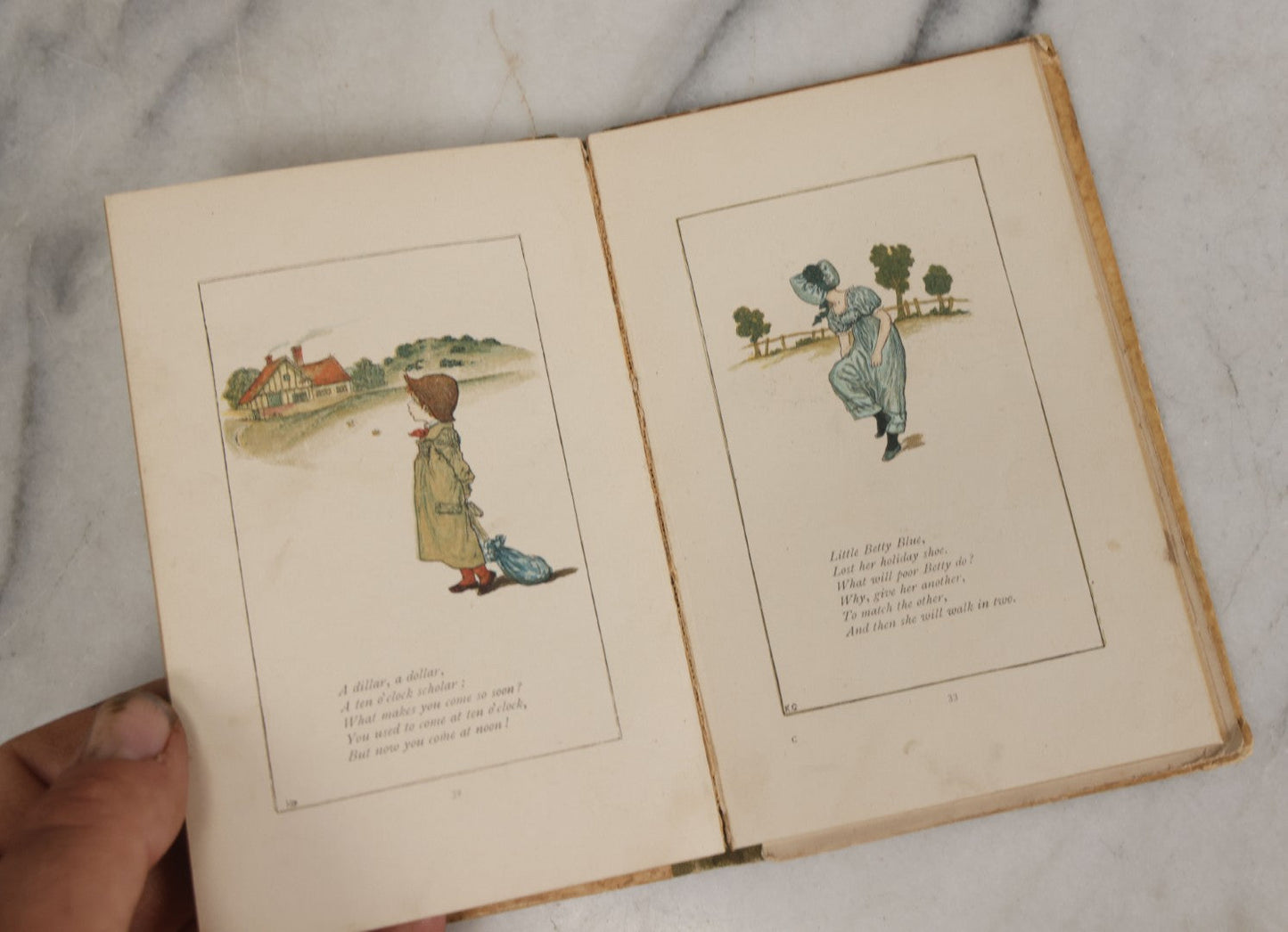 Lot 162 - "Mother Goose Or The Old Nursery Rhymes" Children's Book Illustrated By Kate Greenaway, Frederick Warne And Co., Publishers, London And New York, Circa 1930