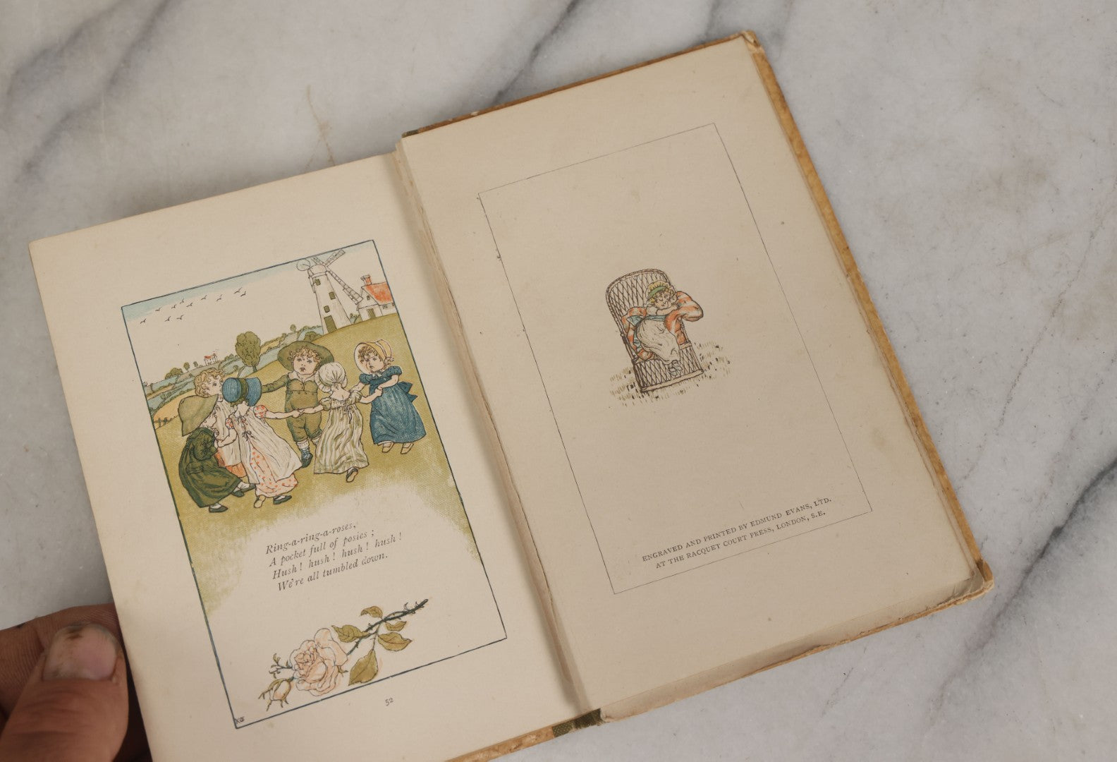 Lot 162 - "Mother Goose Or The Old Nursery Rhymes" Children's Book Illustrated By Kate Greenaway, Frederick Warne And Co., Publishers, London And New York, Circa 1930