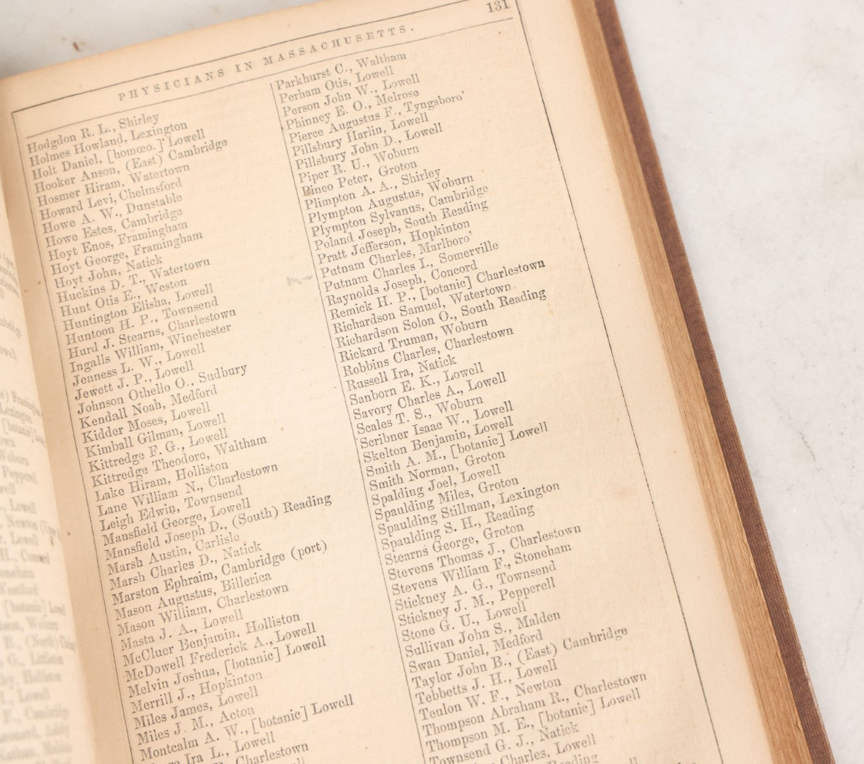 Lot 163 - "Massachusetts Register For The Year 1854" Antique Book Of Laws And Useful Information Including Numerous Detailed Advertisements And Graphics, George Adams, Publisher, Boston