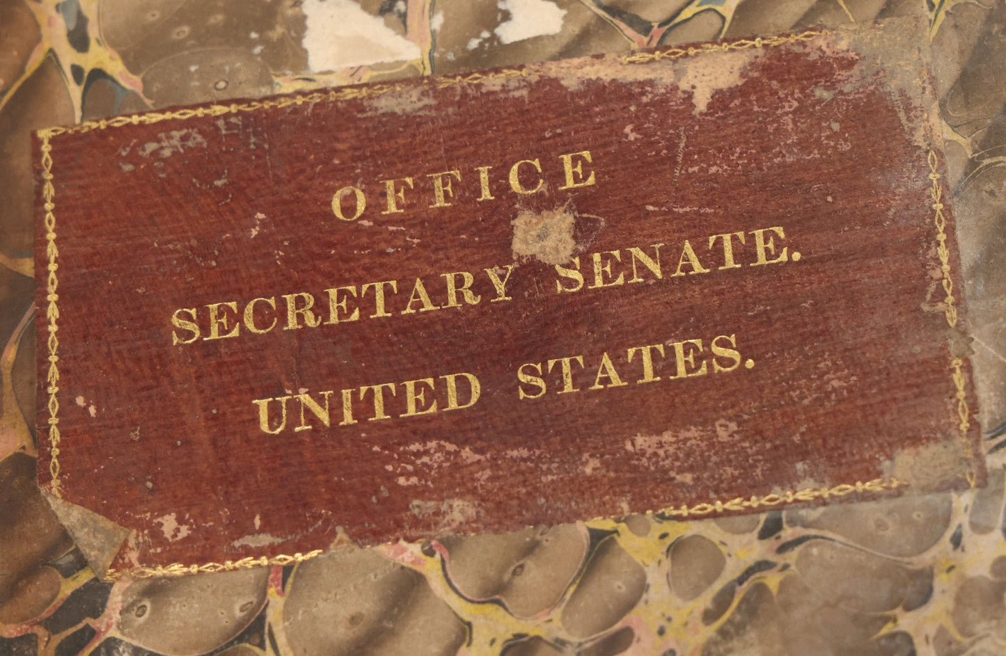 Lot 164 - "Documents, Legislative And Executive, [...] In Relation To The Public Lands" Early American Congressional Reference Volume Edited By Walter Lowrie, Secretary Of The Senate, Duff Green, Printer, Washington, 1834, Note Cover Mostly Detached