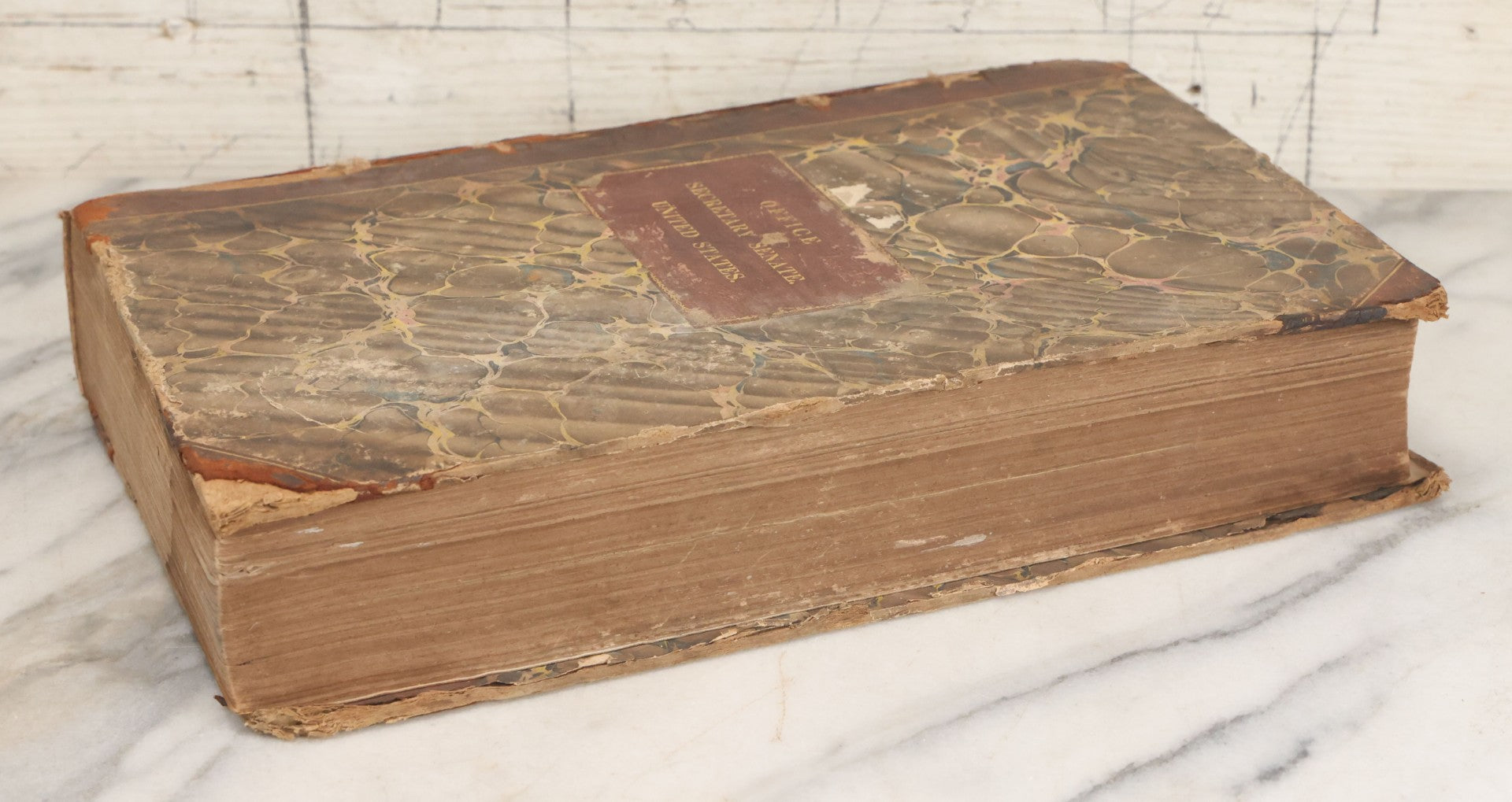 Lot 164 - "Documents, Legislative And Executive, [...] In Relation To The Public Lands" Early American Congressional Reference Volume Edited By Walter Lowrie, Secretary Of The Senate, Duff Green, Printer, Washington, 1834, Note Cover Mostly Detached