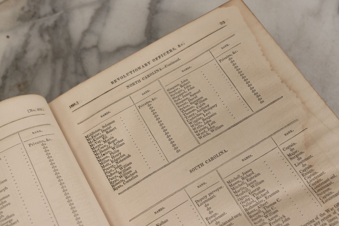 Lot 164 - "Documents, Legislative And Executive, [...] In Relation To The Public Lands" Early American Congressional Reference Volume Edited By Walter Lowrie, Secretary Of The Senate, Duff Green, Printer, Washington, 1834, Note Cover Mostly Detached