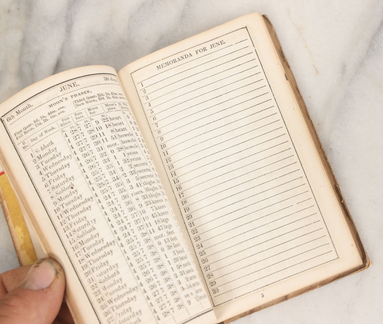 Lot 169 - "The Worcester Almanac And Business Directory For 1851" Antique Almanac By Henry J. Howland, With Fold Out Map Of Central Worcester, Printed And Published By The Author