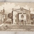 Lot 091 - Antique 1897 Calendar Tile With Image Of Federal Street Theatre, Boston, Advertising Jones, McDuffee & Stratton Co., Pottery Merchants, Boston, Manufactured By Wedgwood, Etruria, England