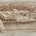 Lot 096 - Antique 1916 Calendar Tile With Image Of Massachusetts Institute Of Technology, M.I.T., Cambridge, Advertising Jones, McDuffee & Stratton Corporation, Crockery, China, & Glass Merchants, Boston, Manufactured By Wedgwood, Etruria, England