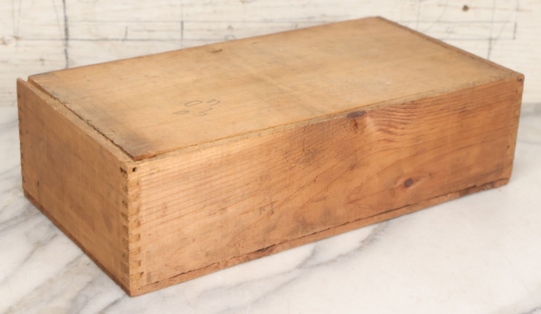 Lot 106 - Antique Wooden Candy Box For New England Confectionery Co. Lozenges, Manufactured At Chase & Co., Factory, With Label Printed On Crate, Slide Out Lid