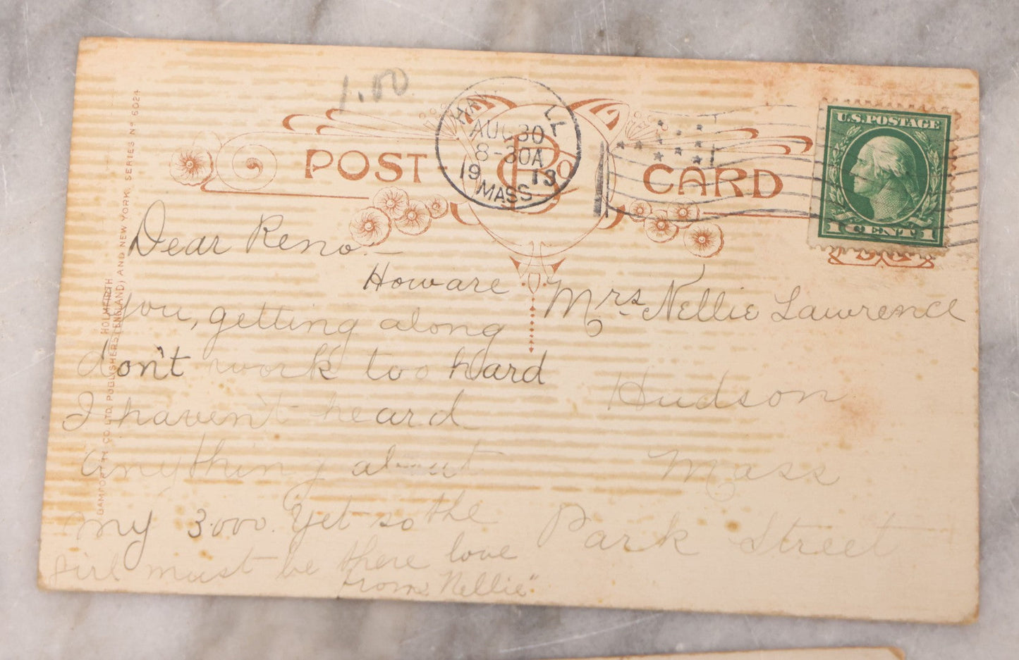 Lot 108 - Grouping Of Three Antique Postcards Of Pets Including "A Canine Flirt", Three Kittens, And Comic Postcard Of Everybody Kissing: "Everybody's Doing It"