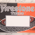 Lot 114 - Vintage Firestone Tires Advertising Ink Blotter Showing Tire With Black Tread And Red Side Walls