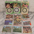 Lot 115 - Thirteen Piece Vintage Sealed Viewmaster Stereoview 3D Discs Including Cabbage Patch Kids, Bambi, Disney On Parade, Smokey Bear, And Many Travel Editions