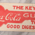 Lot 122 - Vintage Printed Paper Advertisement For Coca Cola Gum "The Key To Good Digestion"
