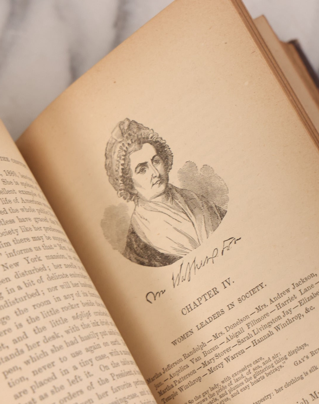 Lot 125 - "Daughters Of America; Or, Women Of The Century" Antique Illustrated Book By Phebe A. Hanaford With Many Pressed Flowers Inside, B.B. Russell, Publisher, Boston, 1883