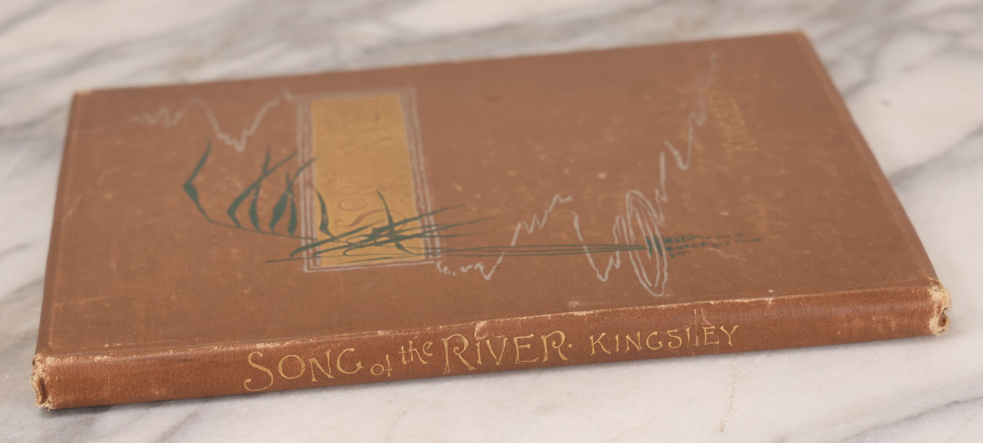 Lot 126 - "Song Of The River" Antique Illustrated Poetry Book By Charles Kingsley With Numerous Engraved Illustrations Supervised By George T. Andrew Estes And Lauriat, Publishers, Boston, 1887
