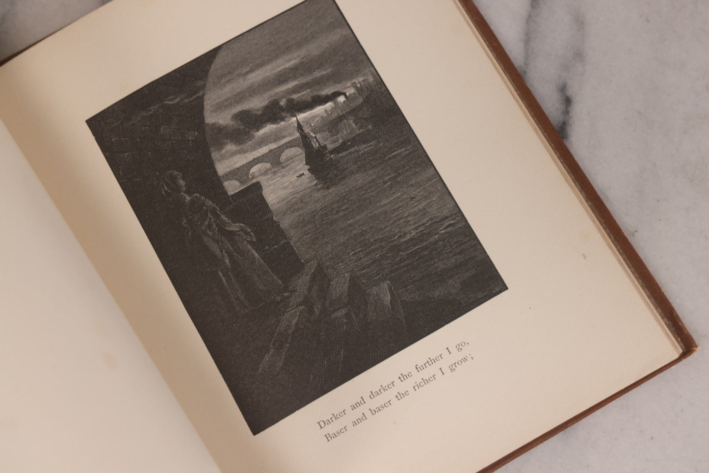 Lot 126 - "Song Of The River" Antique Illustrated Poetry Book By Charles Kingsley With Numerous Engraved Illustrations Supervised By George T. Andrew Estes And Lauriat, Publishers, Boston, 1887