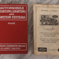 Lot 128 - Two Piece Vintage Automobile Grouping Including Ford Model A. Clymer Manual, Copyright 1928, And "Automobile Starting, Lighting, And Ignition Systems" Book By Victor W. Page, Copyright 1925