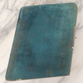 Lot 014 - Antique Victorian Photo Album With Unique Parallelogram Shape And Blue Velvet Covering, Containing 17 Cabinet Card, Three C.D.V. And Four Smaller Photographs, Of Men, Women And Children