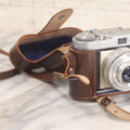 Lot 028 - Vintage Wirgin Edixa 35mm Film Photography Camera With F/2.8 43mm Fixed Lens And Original Leather Carrying Case, Made In Germany