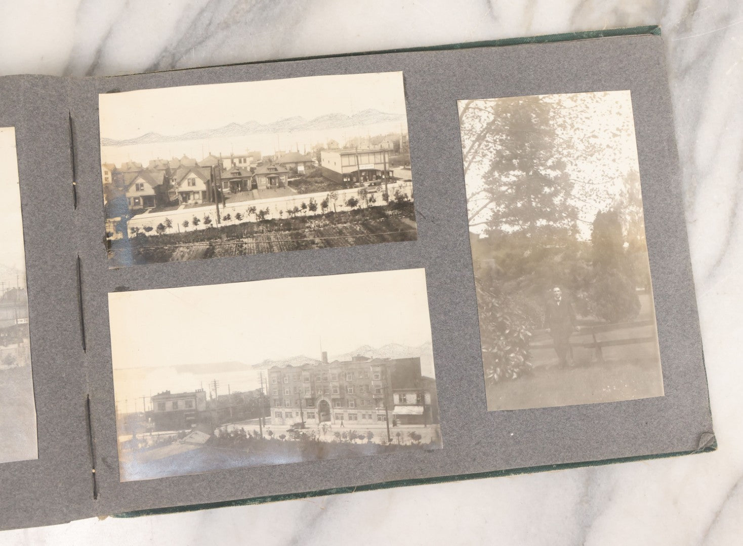 Lot 003 - Antique Snapshot Photo Album Belonging To Mary Eleanor Hill, Containing Photographs Taken In And Around "Brier Crest" In Villanova, Pennsylvania And "Eagle's Nest" In Grovetown, Georgia, With Over 300 Photographs, Including Women In Catacombs