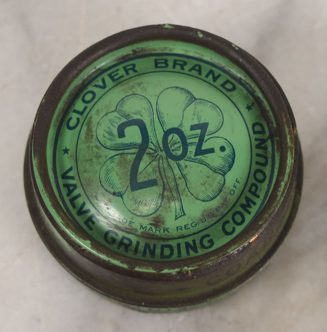 Lot 047 - Vintage Clover Brand Valve Grinding Compound Lithographed 2 ...