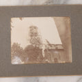 Lot 106 - Antique Snapshot Photograph In Paper Board Slipframe Of Brookfield, Massachusetts Town Hall On Fire, Circa 1902
